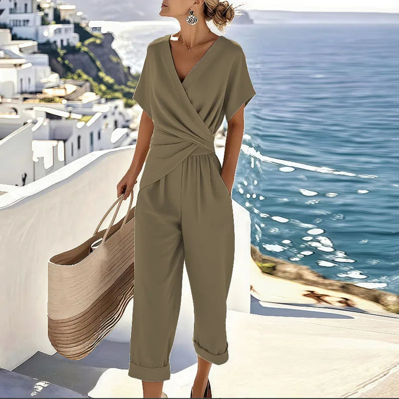 Women's Two-Piece Set Ensemble Outfit for Weddings Parties Holidays Occasions and Everyday Wear