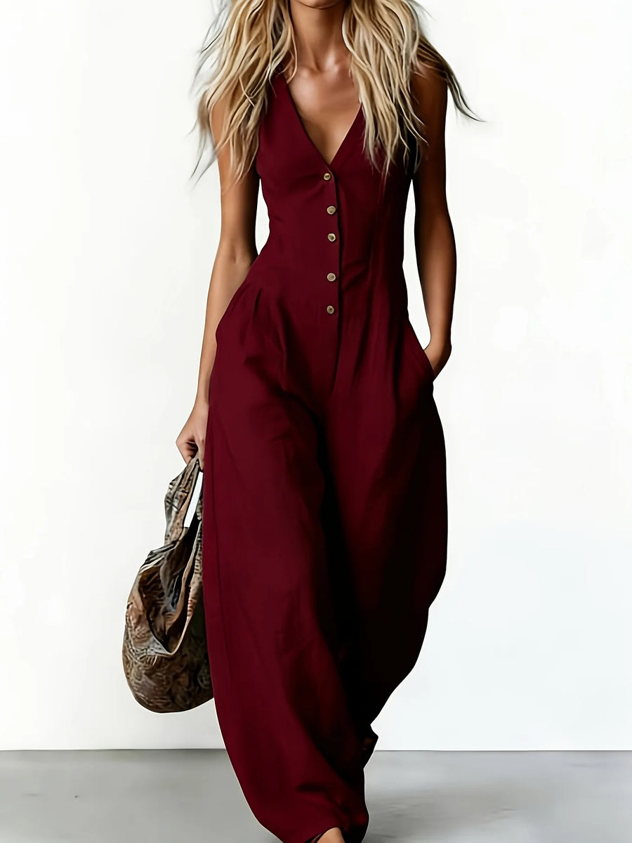 Women's Summer Casual Jumpsuit Outfit for Summer Holidays Parties Brunch and Everyday Wear