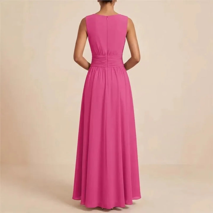 Women’s Elegant Sleeveless Maxi Dress | Flowing