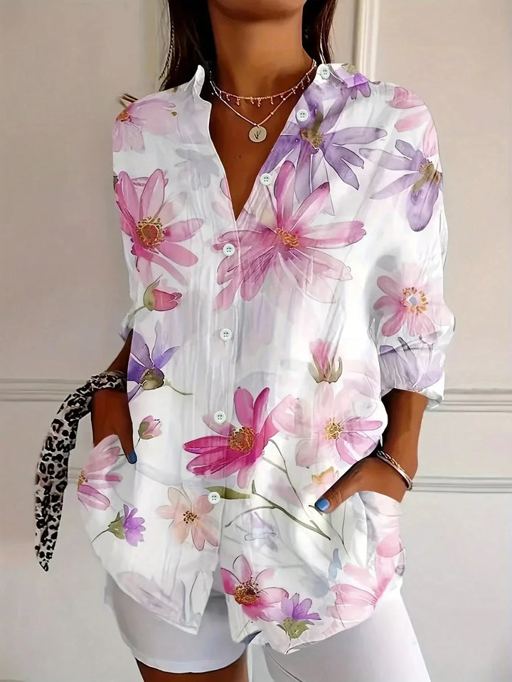 Women’s Vibrant Floral Blouse | Colors