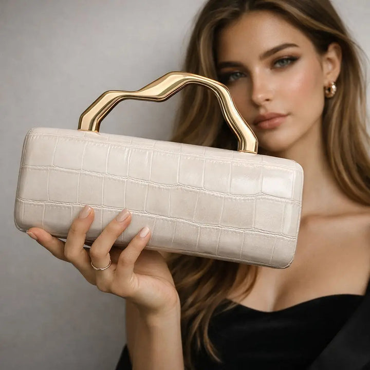 Women’s Classic Crocodile Messenger Bag | Elegant Design