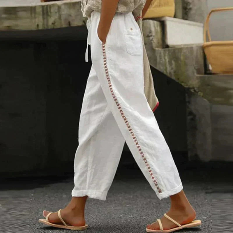 Women's High Waist Tapered Pants Outfit for Work Casual Days Holidays and Everyday Wear