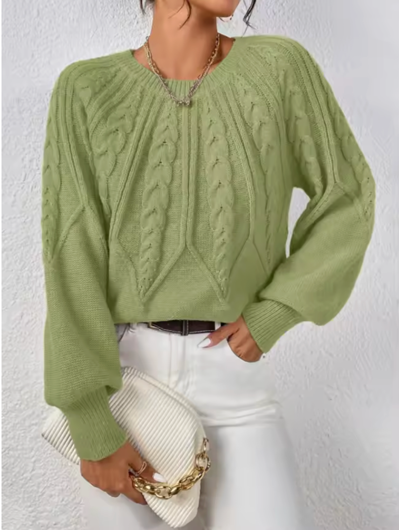 Women's Knitted Modern Sweater Knitwear for Autumn Winter Layering Cosy Days and Everyday Wear