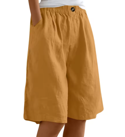 Women's Relaxed Fit Casual Shorts Outfit for Work Casual Days Holidays and Everyday Wear