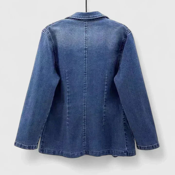 Women's Elegant Jacket Tailored Fit Long Sleeve Classic Styling Layering
