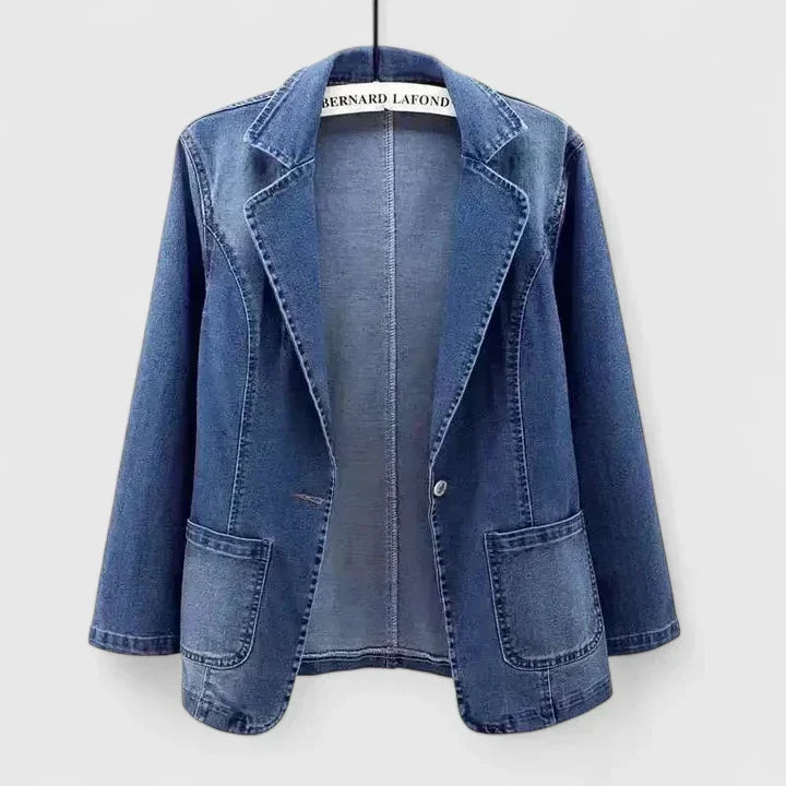 Women's Elegant Jacket Tailored Fit Long Sleeve Classic Styling Layering