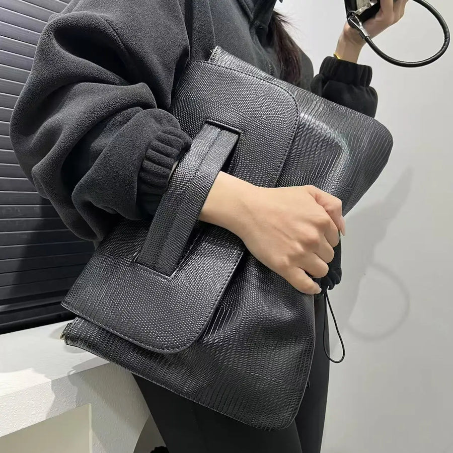 Women's Textured Shoulder Tote Purse Bag for Work Travel Holidays Shopping Commutes and Everyday Use