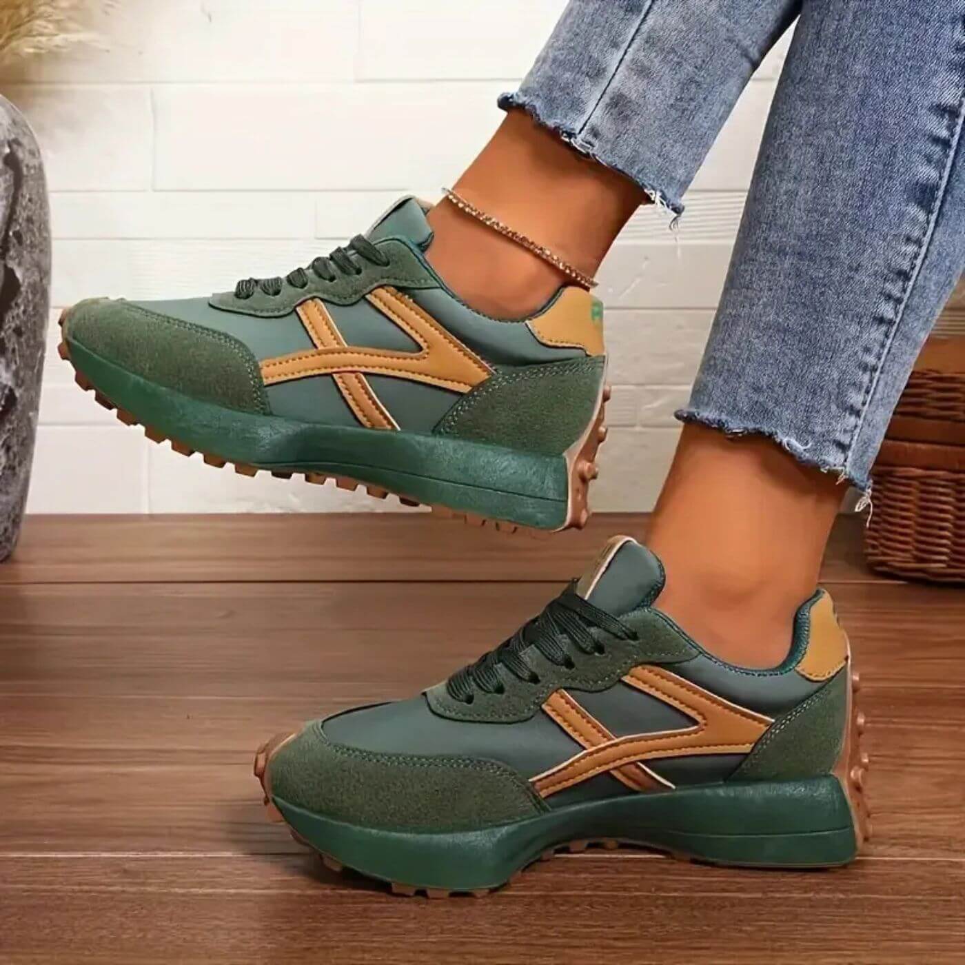 Women's Casual Slip-Resistant Sneakers Footwear for Summer Holidays Weddings Parties and Everyday Wear