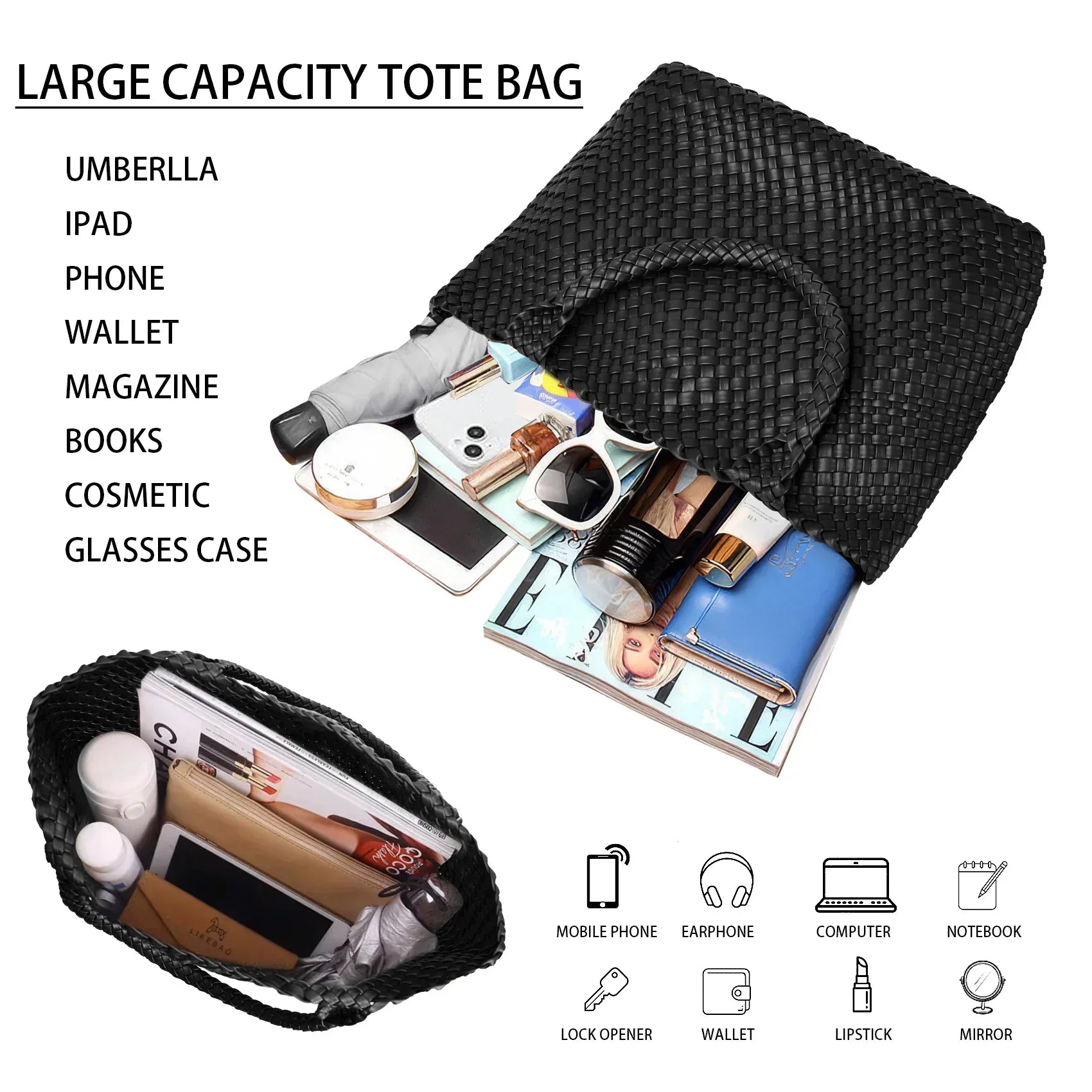 Women's Fashion Tote Purse for Work Travel Holidays Shopping Commutes and Everyday Use
