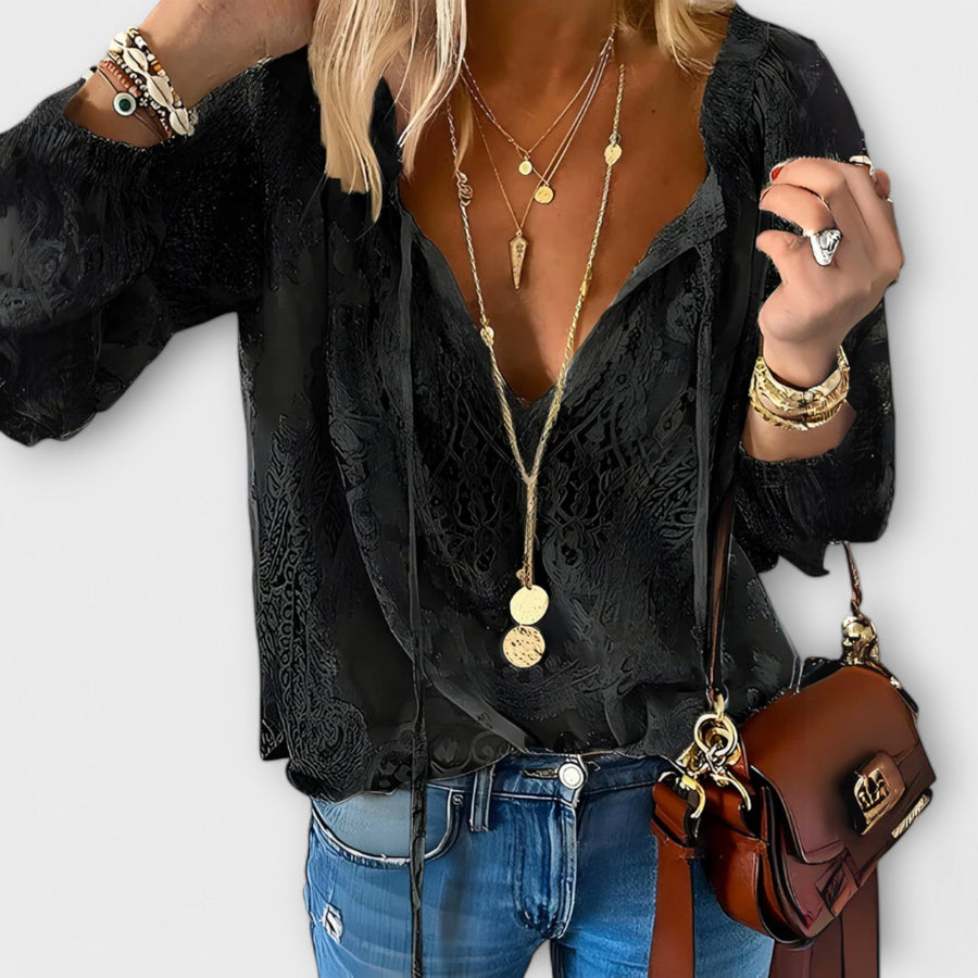 Women's Lace Blouse Outfit for Work Brunch Casual Days and Everyday Wear