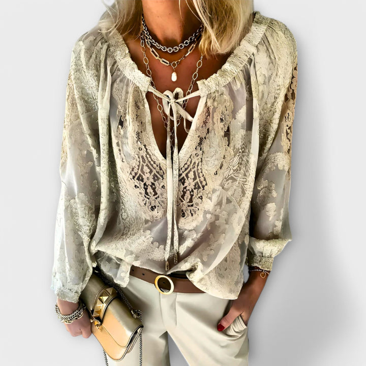 Women’s Elegant Lace Blouse | Chic Design