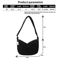 Women's Versatile Shoulder Bag Stylish Everyday Casual Travel Use