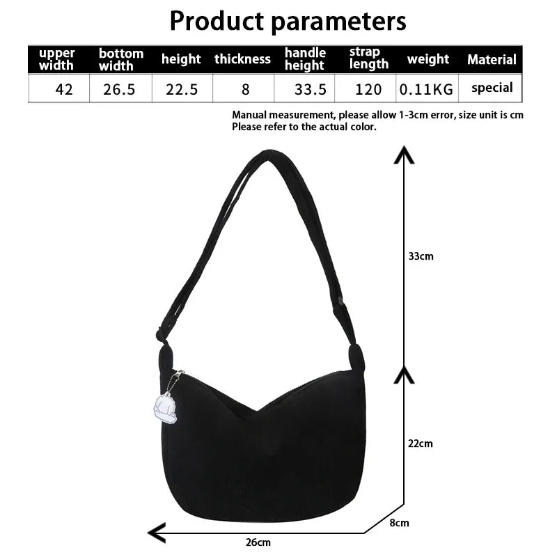 Women's Versatile Shoulder Bag Stylish Everyday Casual Travel Use