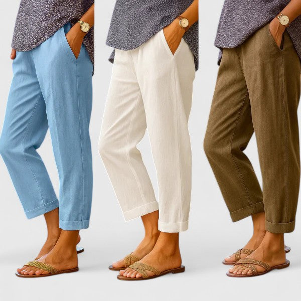 Women's Casual Relaxed Fit Pants Outfit for Work Casual Days Holidays and Everyday Wear