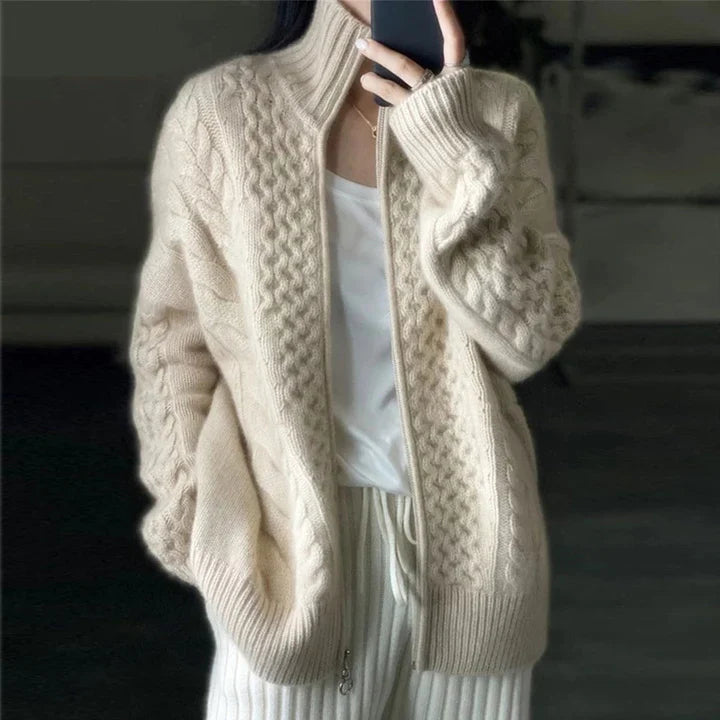 Women's Cozy Cardigan Open Front Long Sleeve Relaxed Fit Layering