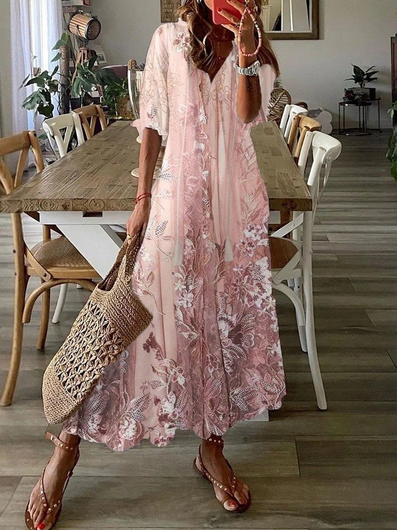 Women's Lace Midi Dress Outfit for Summer Holidays Weddings Parties and Everyday Wear