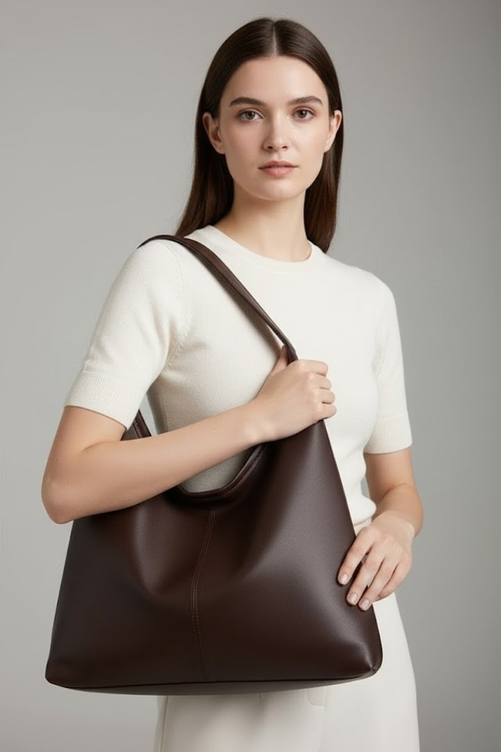 Women's Classic Tote Bag Stylish Design Large Inner Pocket Everyday Use