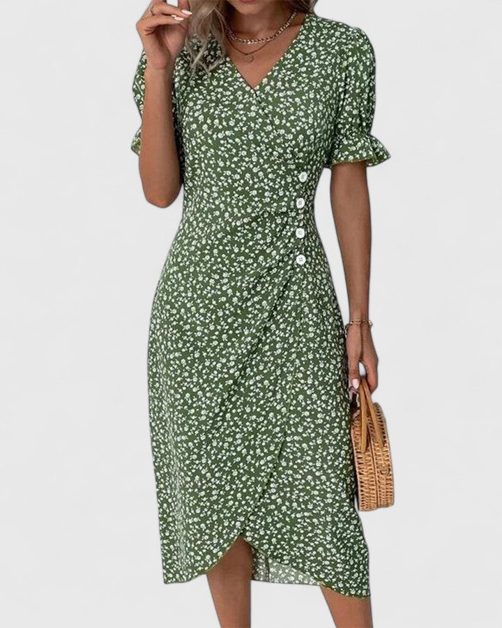 Women's Airy Midi Dress Summer Dress Outfit for Summer Holidays Weddings Parties and Everyday Wear