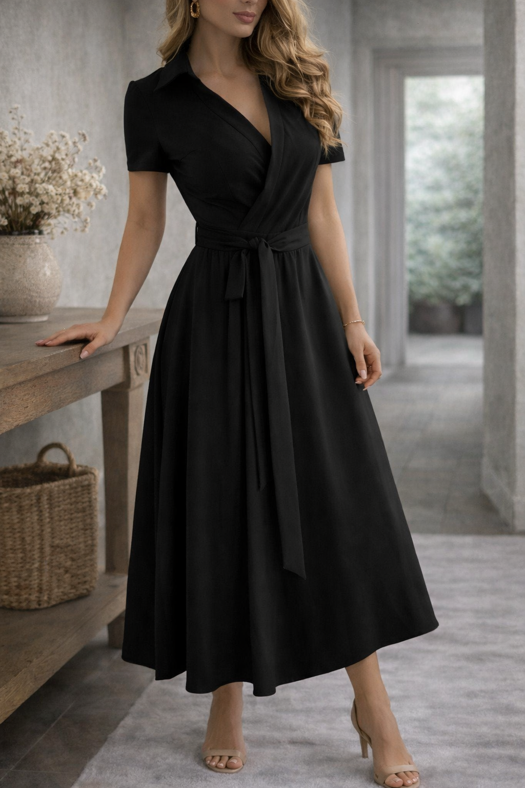 Women's Off-Shoulder Midi Dress Outfit for Summer Holidays Weddings Parties and Everyday Wear