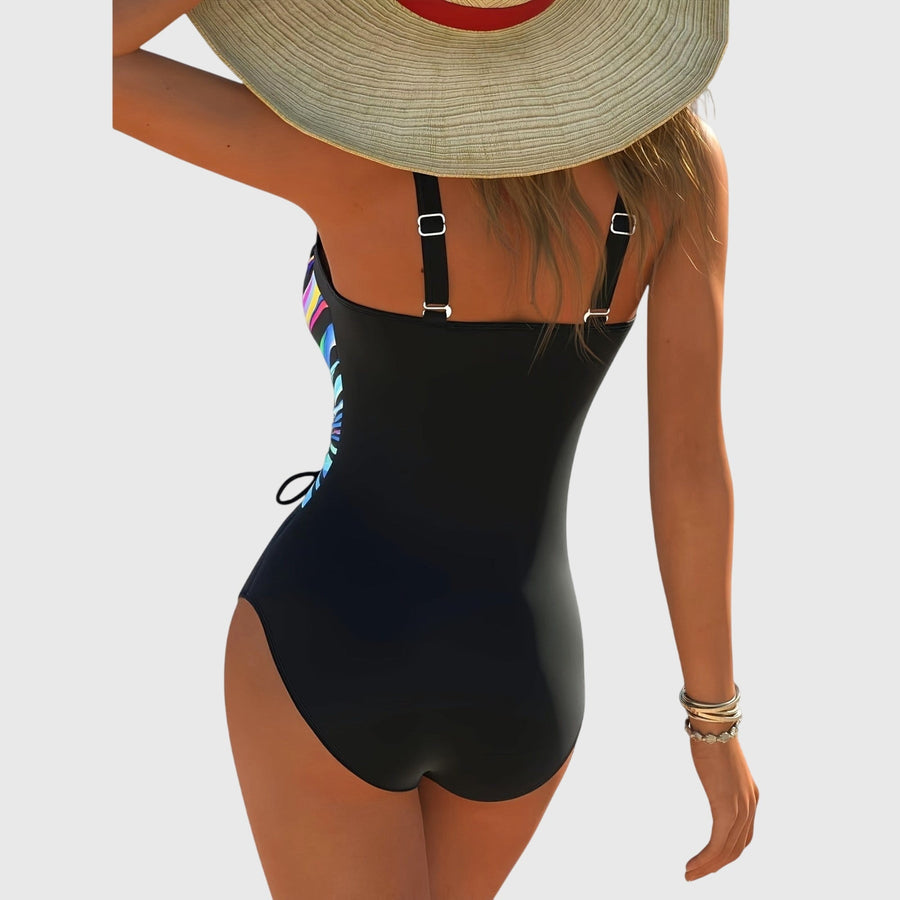 Women's High Elasticity Crossed Front Swimsuit Swimwear for the Beach Poolside Holidays and Summer Sunbathing