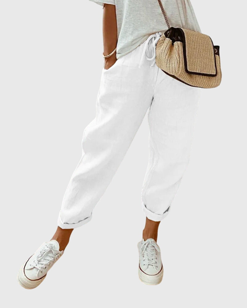 Women's Tailored Pants Outfit for Work Casual Days Holidays and Everyday Wear