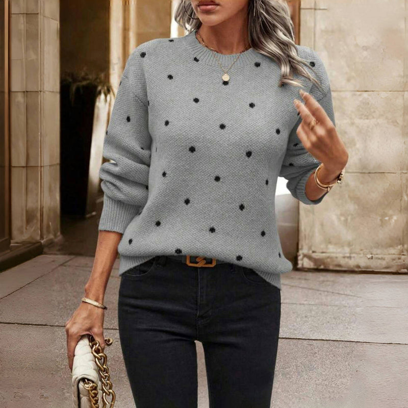 Women's Casual Relaxed Sweater Knitwear for Autumn Winter Layering Cosy Days and Everyday Wear