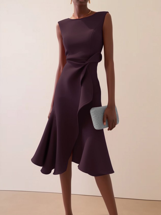Women's Casual Midi Dress Outfit for Summer Holidays Weddings Parties and Everyday Wear
