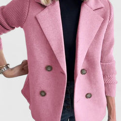 Women's Tailored Blazer Structured Fit Single-Breasted Classic Office