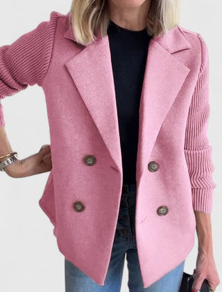 Women's Tailored Blazer Structured Fit Single-Breasted Classic Office