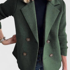 Women's Tailored Blazer Structured Fit Single-Breasted Classic Office