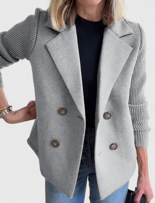 Women's Tailored Blazer Structured Fit Single-Breasted Classic Office