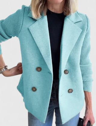 Women's Tailored Blazer Structured Fit Single-Breasted Classic Office