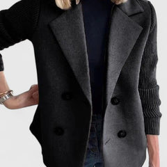 Women's Tailored Blazer Structured Fit Single-Breasted Classic Office