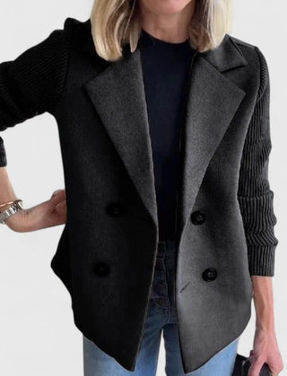 Women's Tailored Blazer Structured Fit Single-Breasted Classic Office