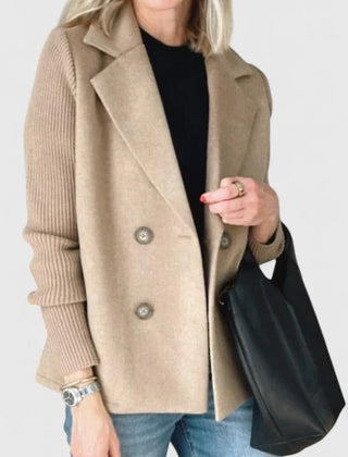 Women's Tailored Blazer Structured Fit Single-Breasted Classic Office