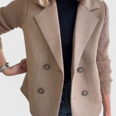 Women's Tailored Blazer Structured Fit Single-Breasted Classic Office