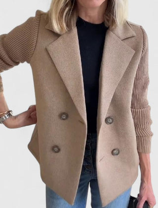 Women's Tailored Blazer Structured Fit Single-Breasted Classic Office