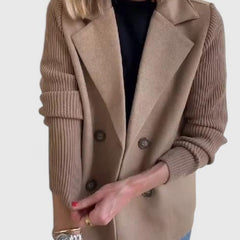 Women's Tailored Blazer Structured Fit Single-Breasted Classic Office