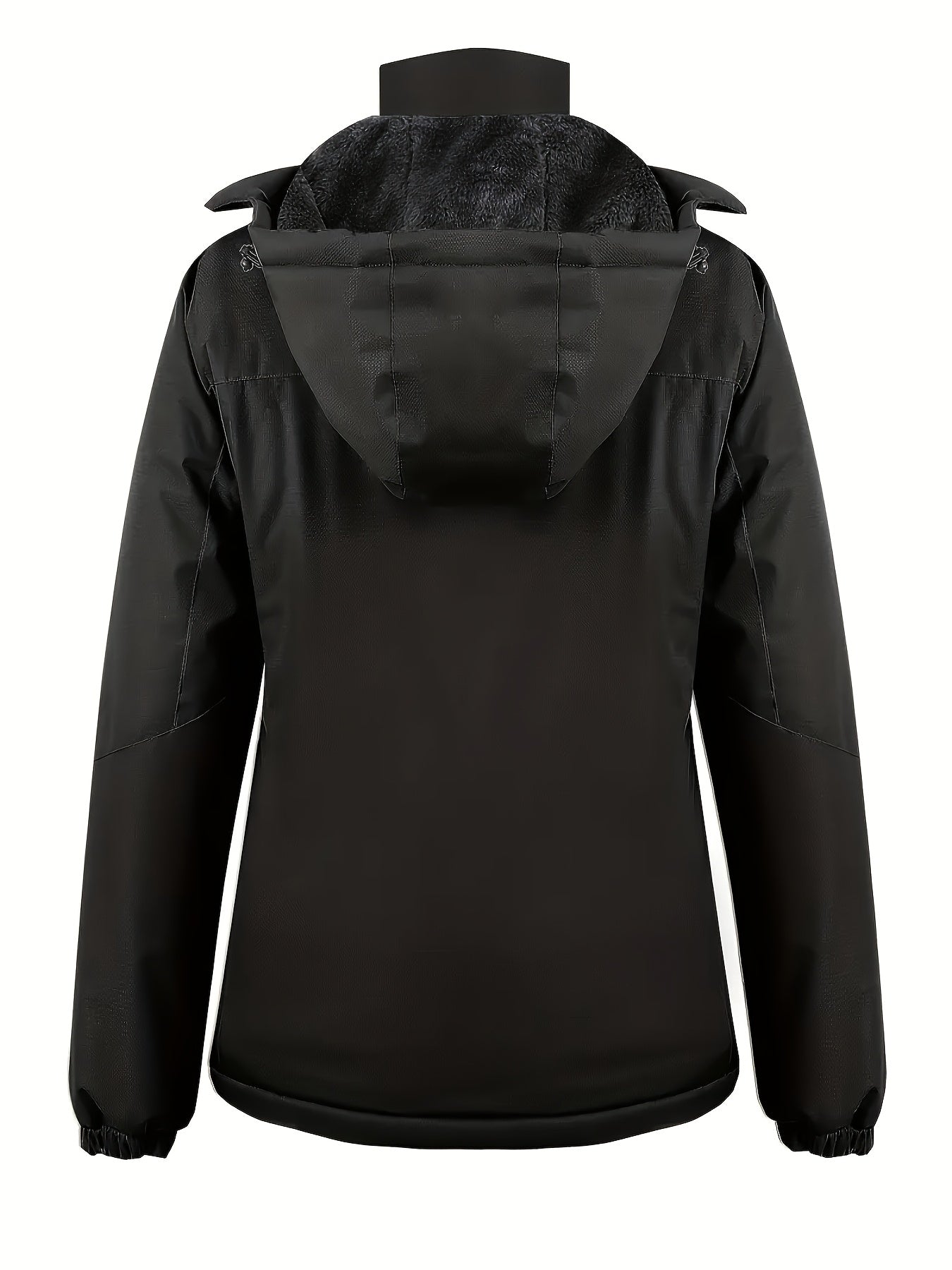Women's Insulated Ski Jacket Fur-Lined Hood Waterproof Active Winter