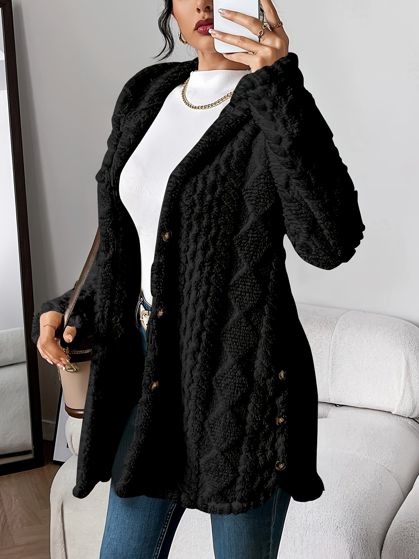 Women's Casual Cardigan Knitwear for Autumn Winter Layering Cosy Days and Everyday Wear