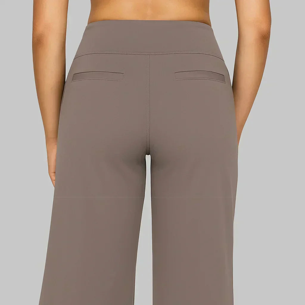 Women's High Waist Wide Leg Pants Outfit for Work Casual Days Holidays and Everyday Wear