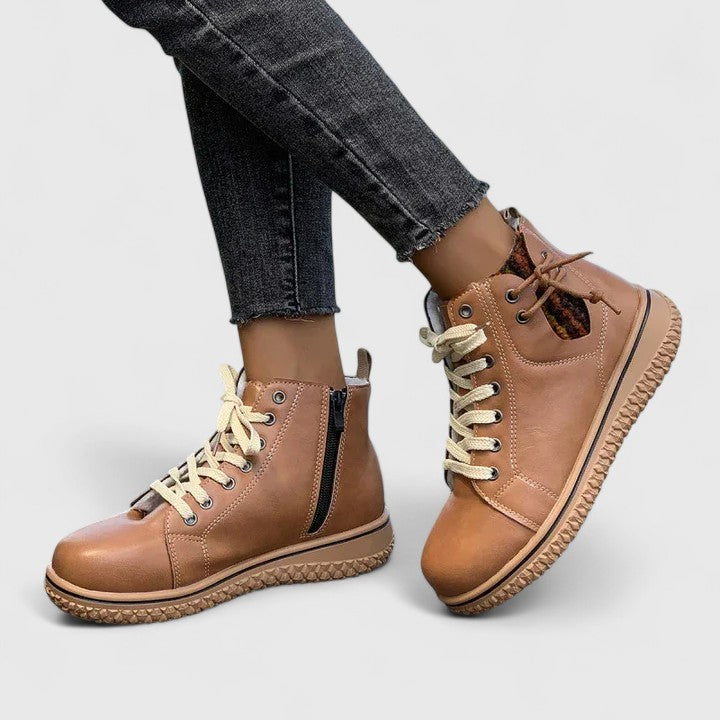 Women's Lace Up Ankle Boots Footwear for Summer Holidays Weddings Parties and Everyday Wear