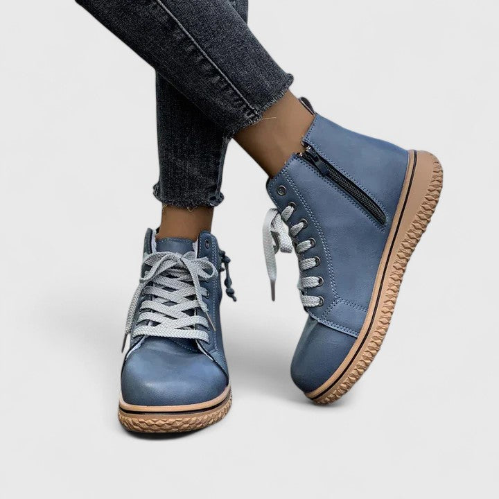 Women's Lace Up Ankle Boots Footwear for Summer Holidays Weddings Parties and Everyday Wear