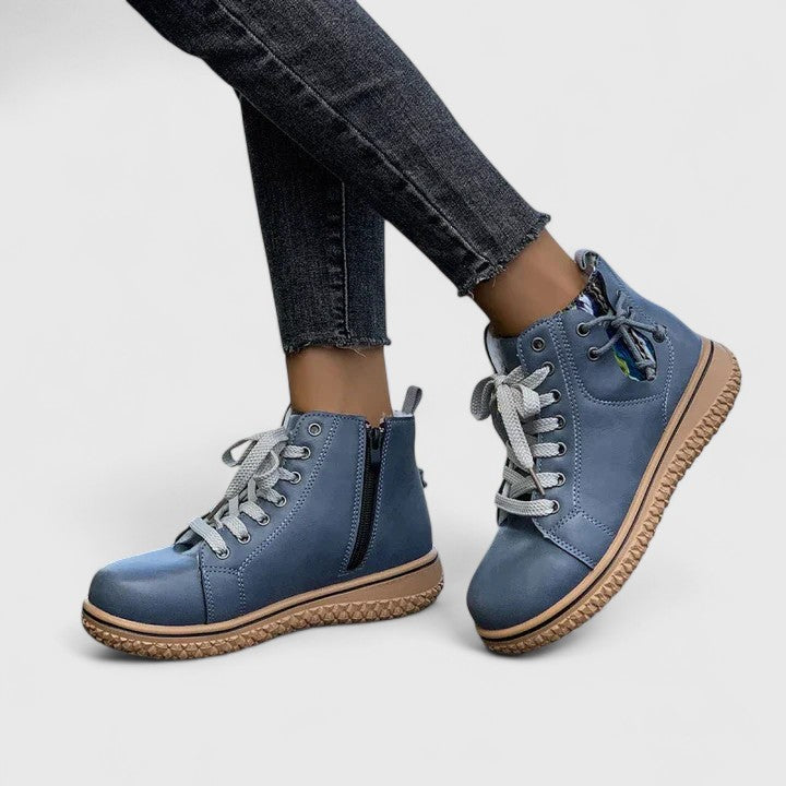 Women's Lace Up Ankle Boots Footwear for Summer Holidays Weddings Parties and Everyday Wear