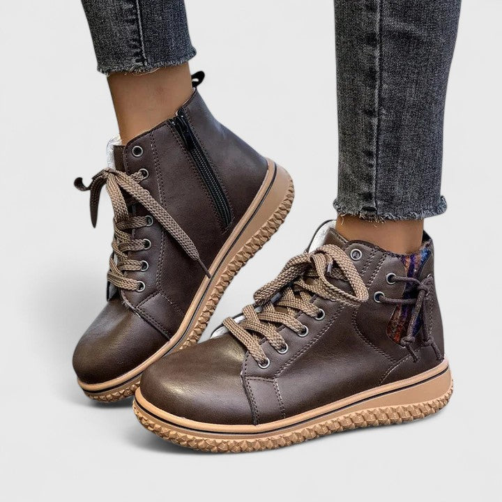 Women's Lace Up Ankle Boots Footwear for Summer Holidays Weddings Parties and Everyday Wear