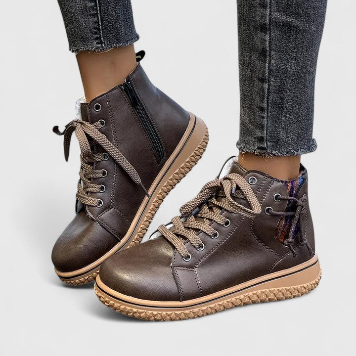 Women's Lace Up Ankle Boots Footwear for Summer Holidays Weddings Parties and Everyday Wear