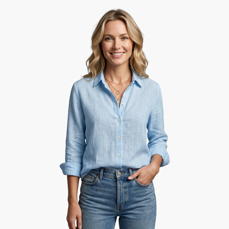 Women's Casual Shirt Outfit for Work Brunch Casual Days and Everyday Wear