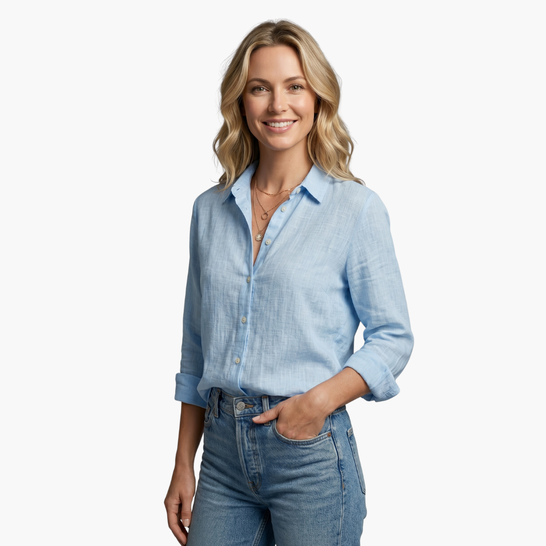 Women's Casual Shirt Outfit for Work Brunch Casual Days and Everyday Wear