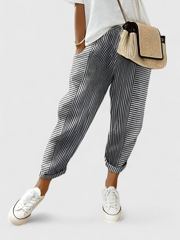 Women's Casual Chino Relaxed Fit Pants Outfit for Work Casual Days Holidays and Everyday Wear