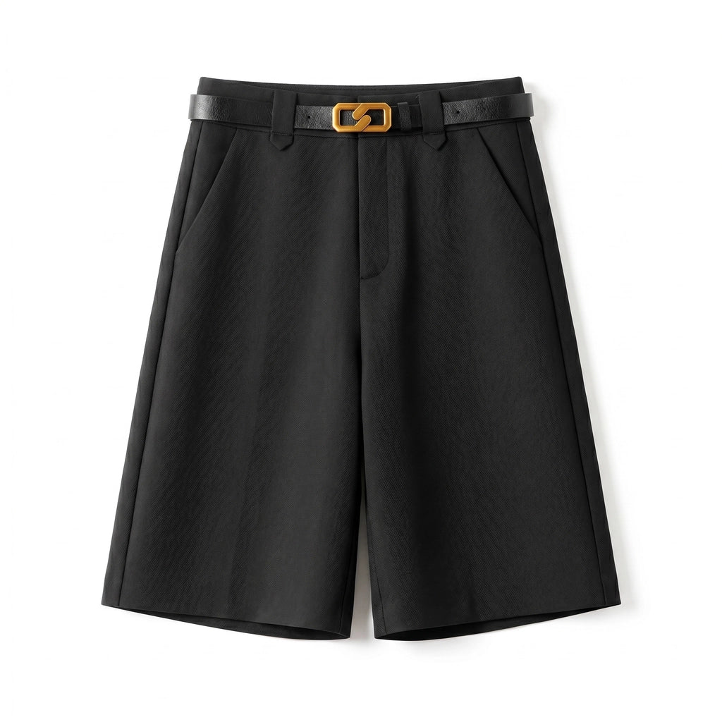 Women's Casual Wide-Leg Relaxed Shorts Outfit for Work Casual Days Holidays and Everyday Wear